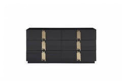 Token Modern Black & Gold Dresser