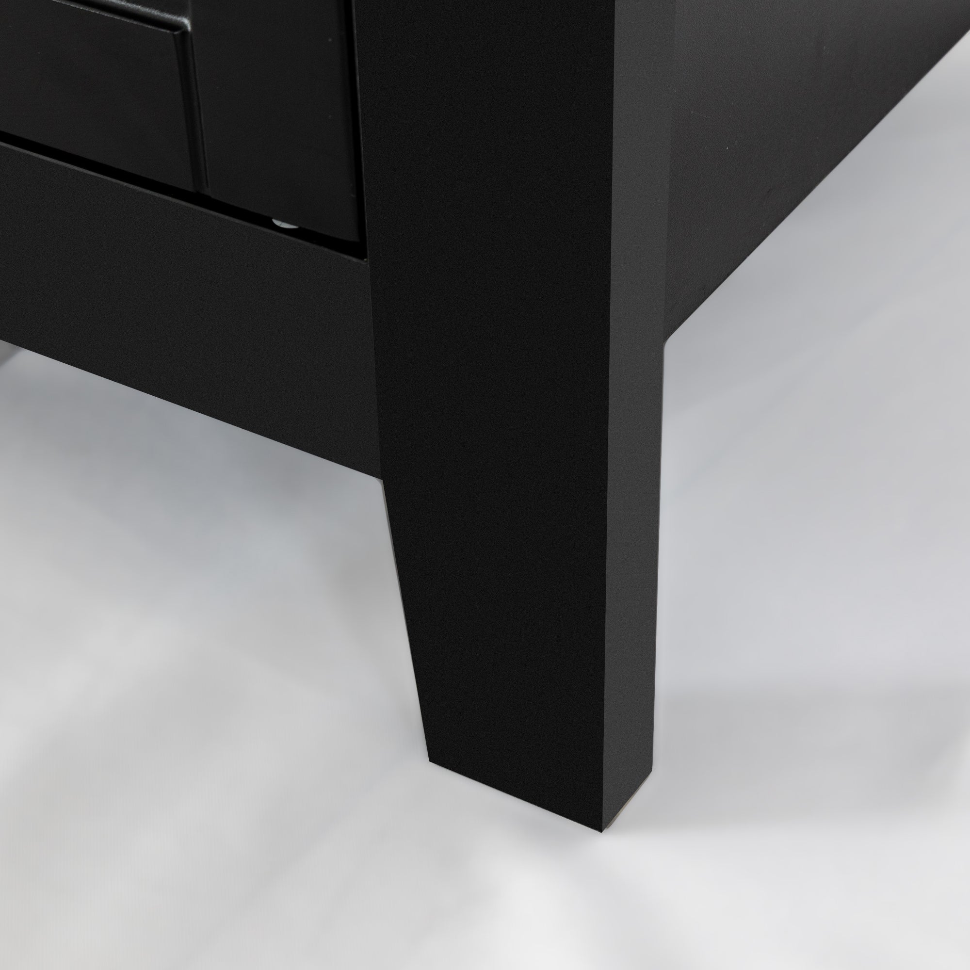Retro Classic Style 6 Drawer - Black