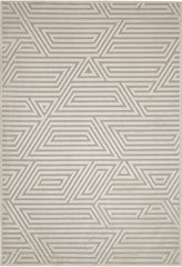Orbit Ivory Area Rug 5x8