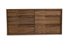 Modern Walnut Dresser