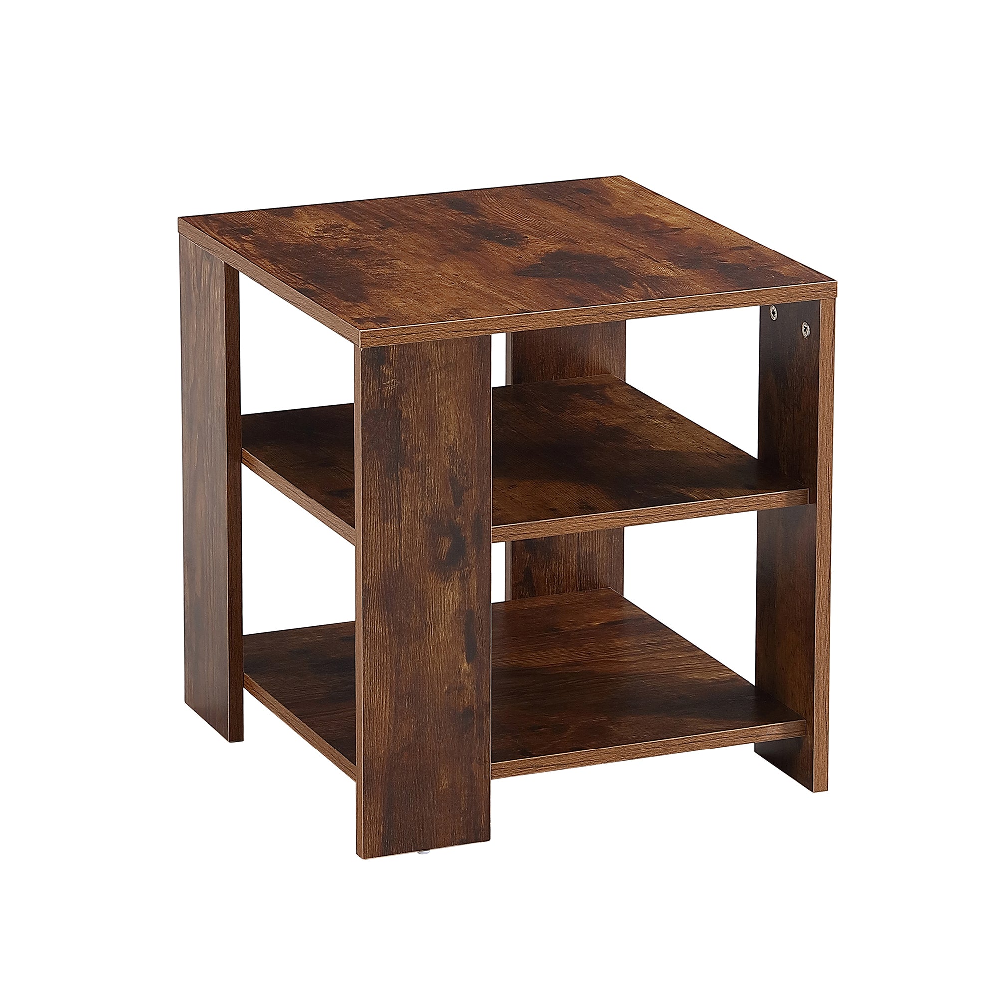 Accent Table Rustic Brown