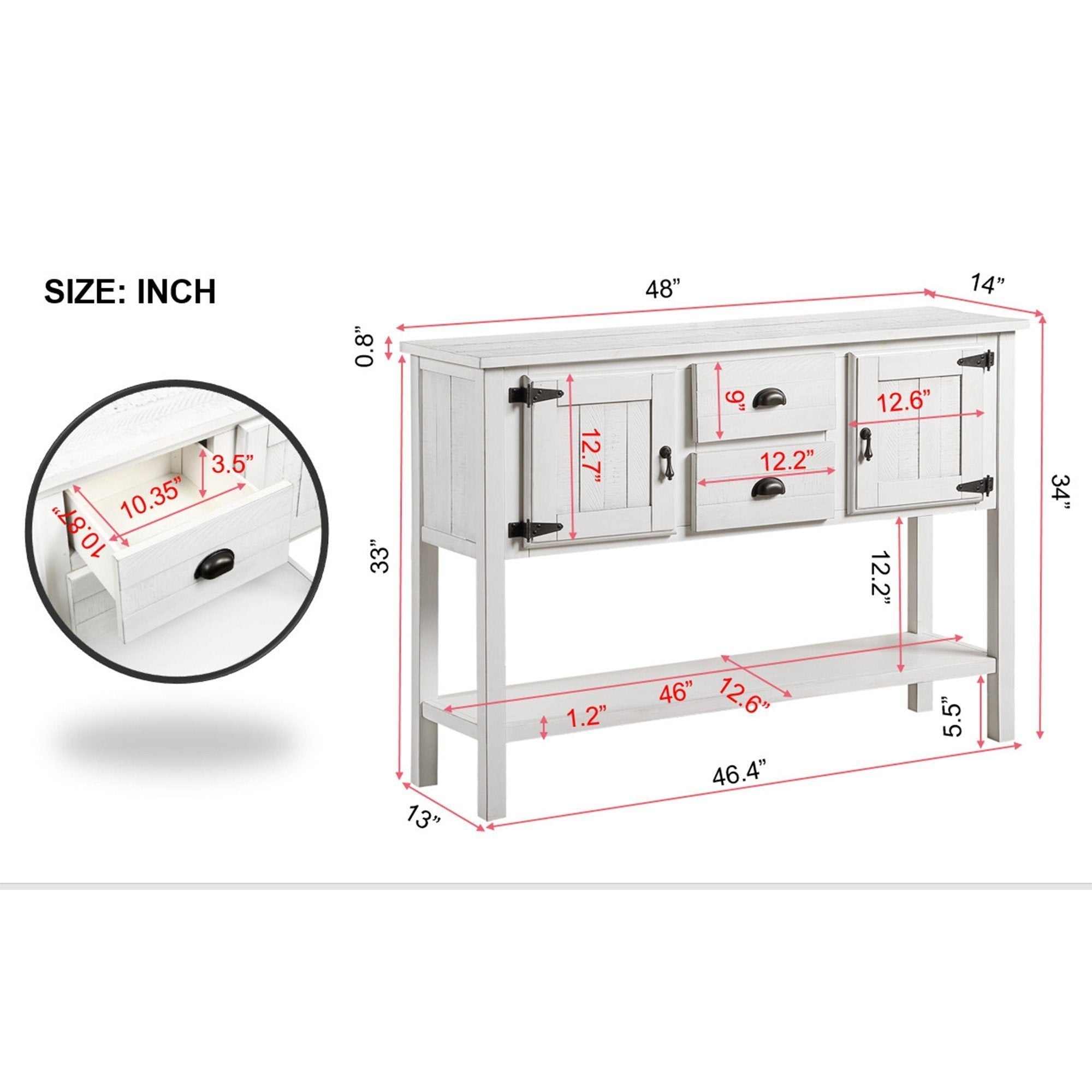 Console Table with Storage