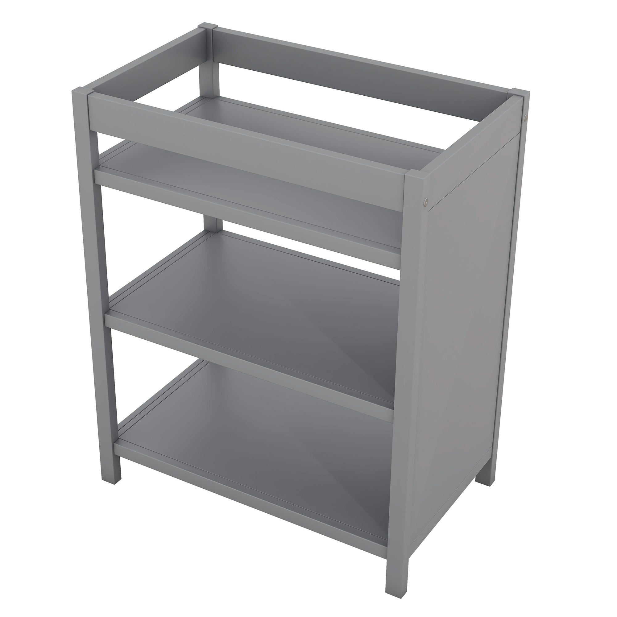 Convertible Crib/Full Size Bed with Changing Table - Gray