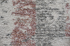 Mauve Olefin Shag Area Rug