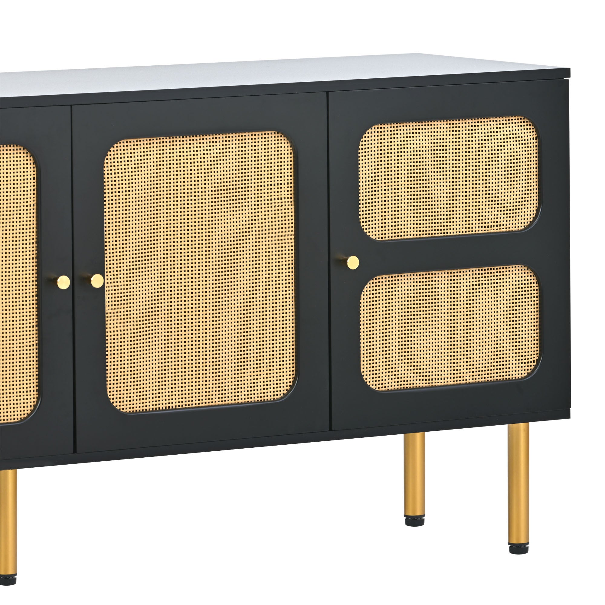 Rattan Accent TV Console