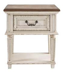 Antique White Nightstand