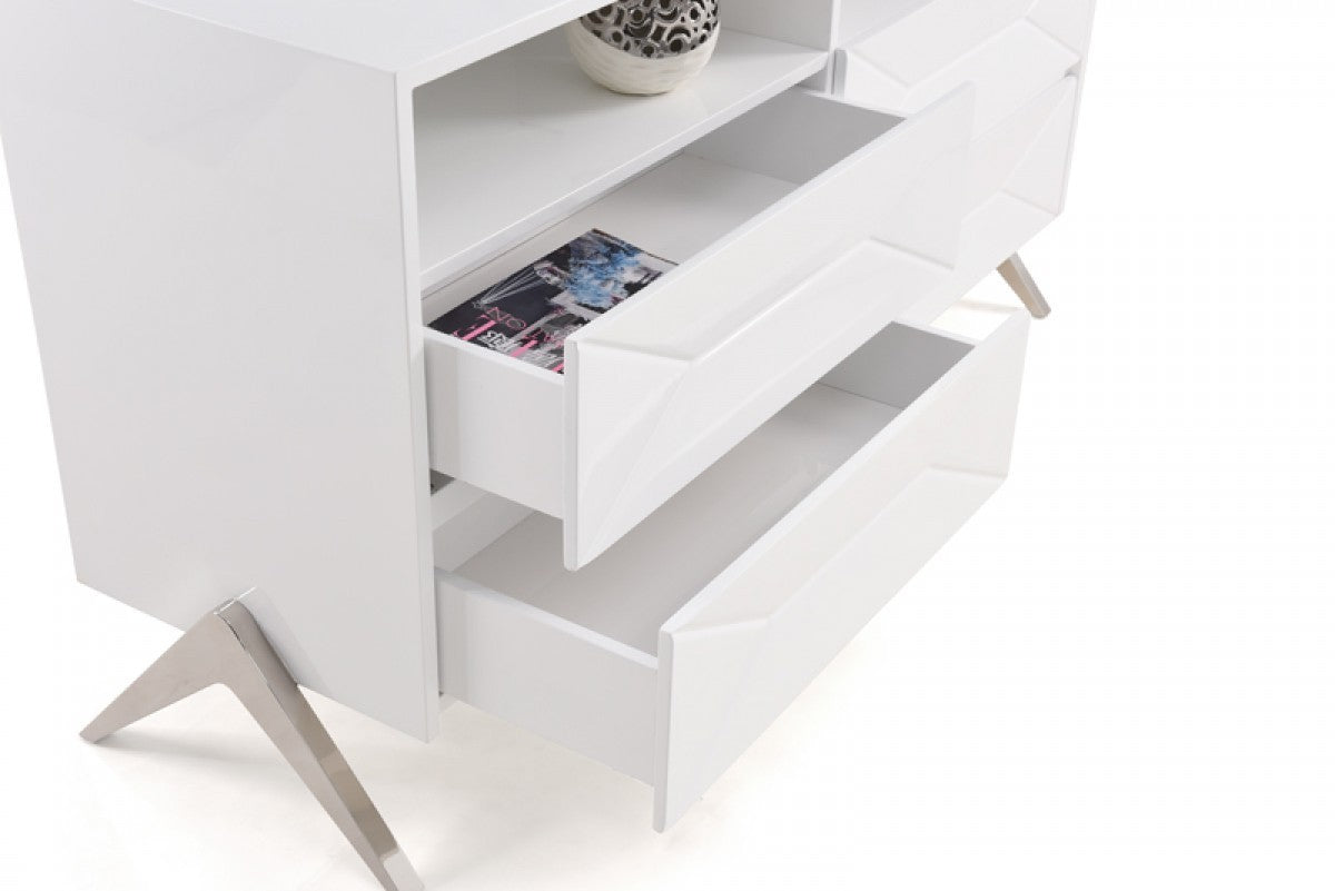 Candid Modern White Dresser