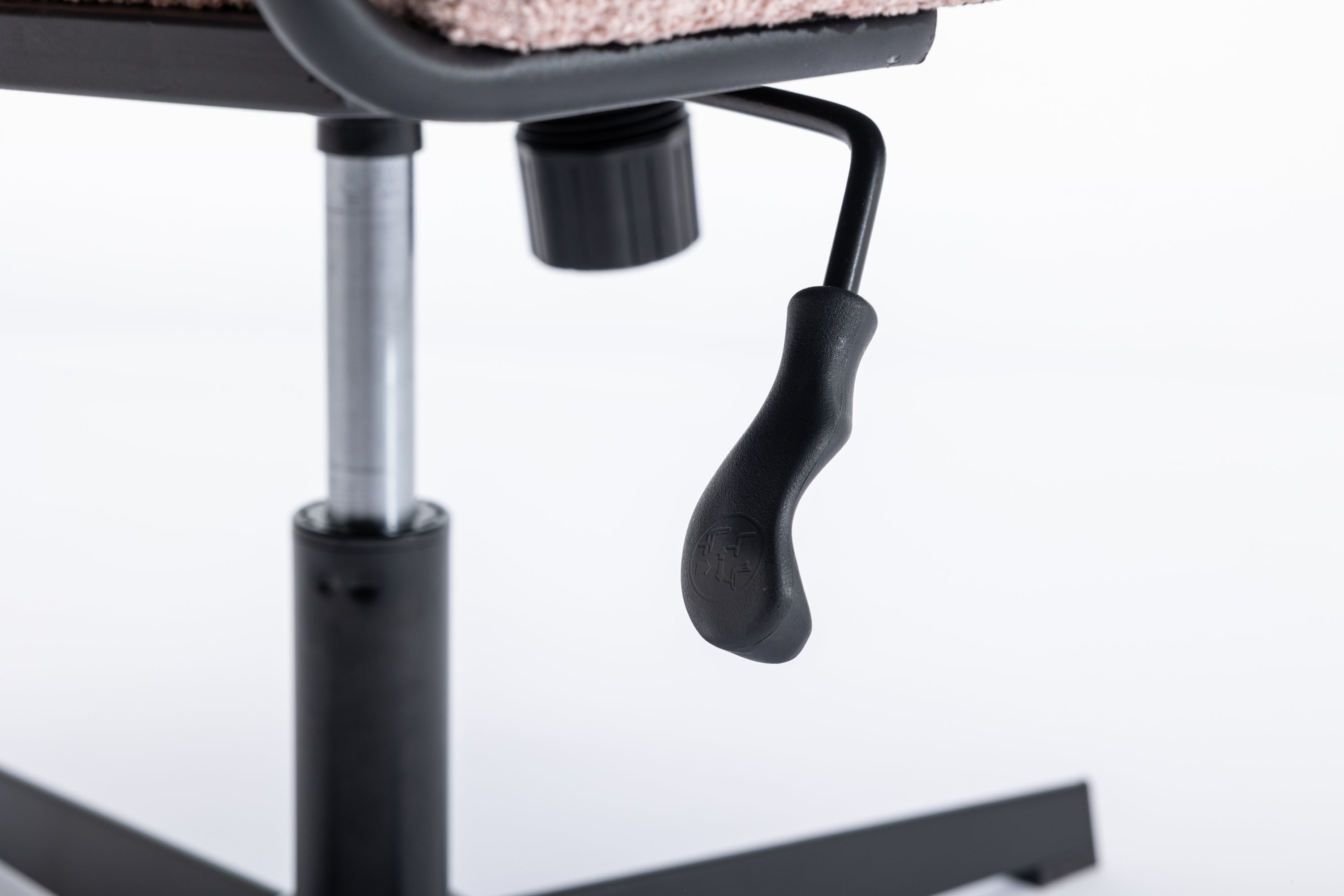 Armless Office Desk Chair No Wheels - Pink