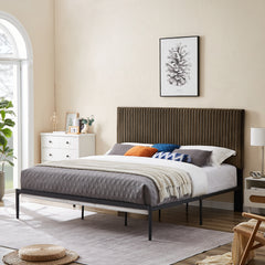 King Bed Beautiful line Stripe Cushion Headboard