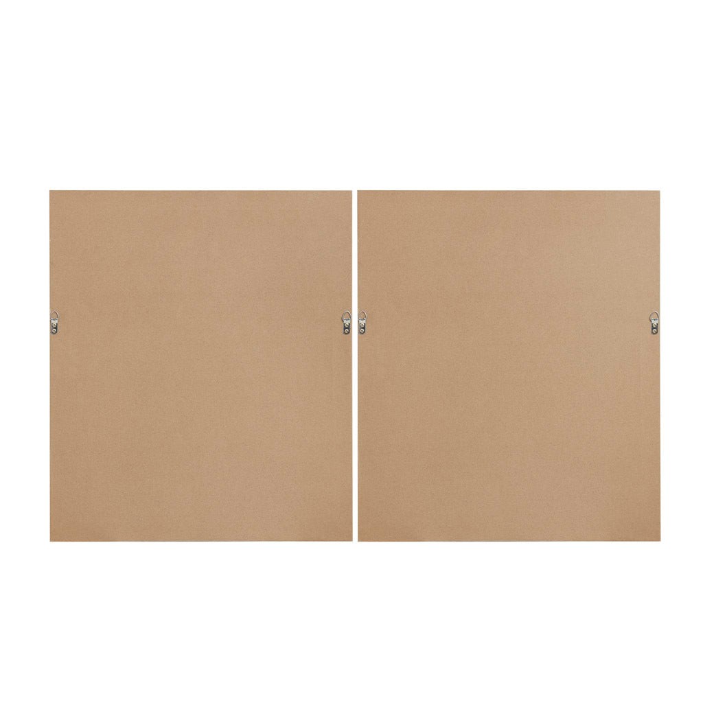 Desert Serenity Hand Embellished Abstract 2-piece Framed Canvas Wall Art Set - Ivory