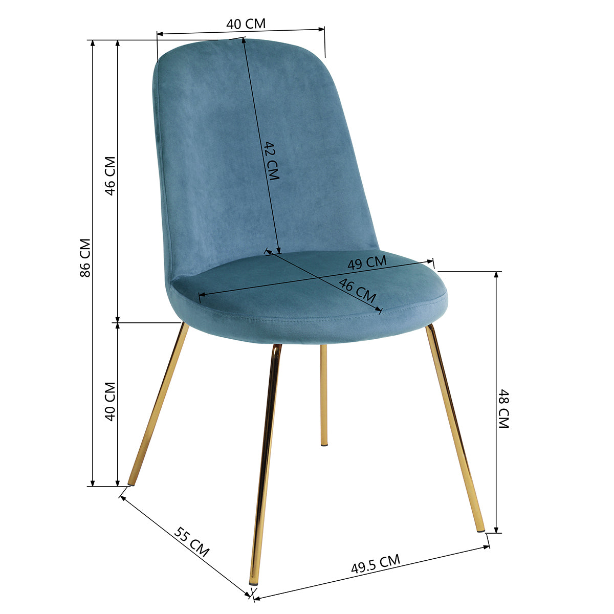 Gold Leg Chairs