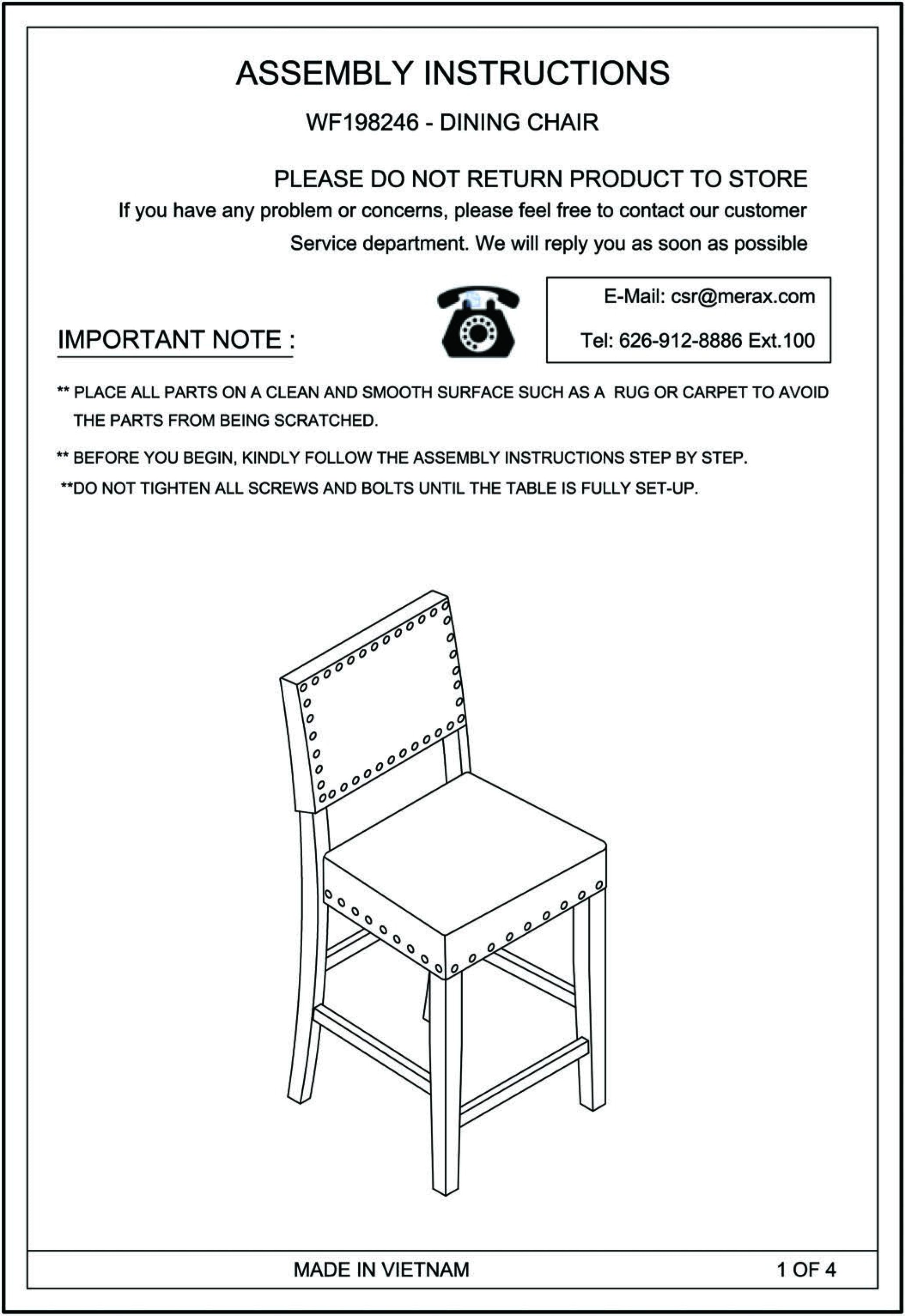 Rustic Wooden Counter Height Upholstered Dining Chairs (Set of 2) - Espresso+ Beige