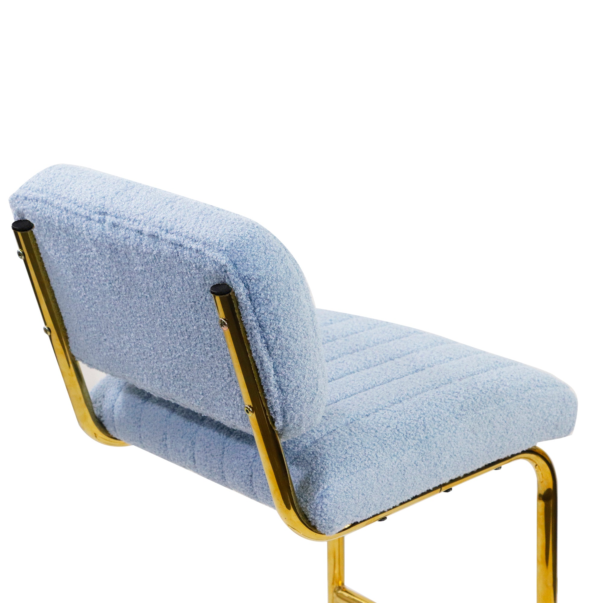 Modern Counter Height Bar Stools (Set of 2) - Blue
