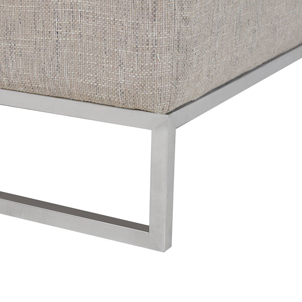 Crawford Storage Bench - Grey