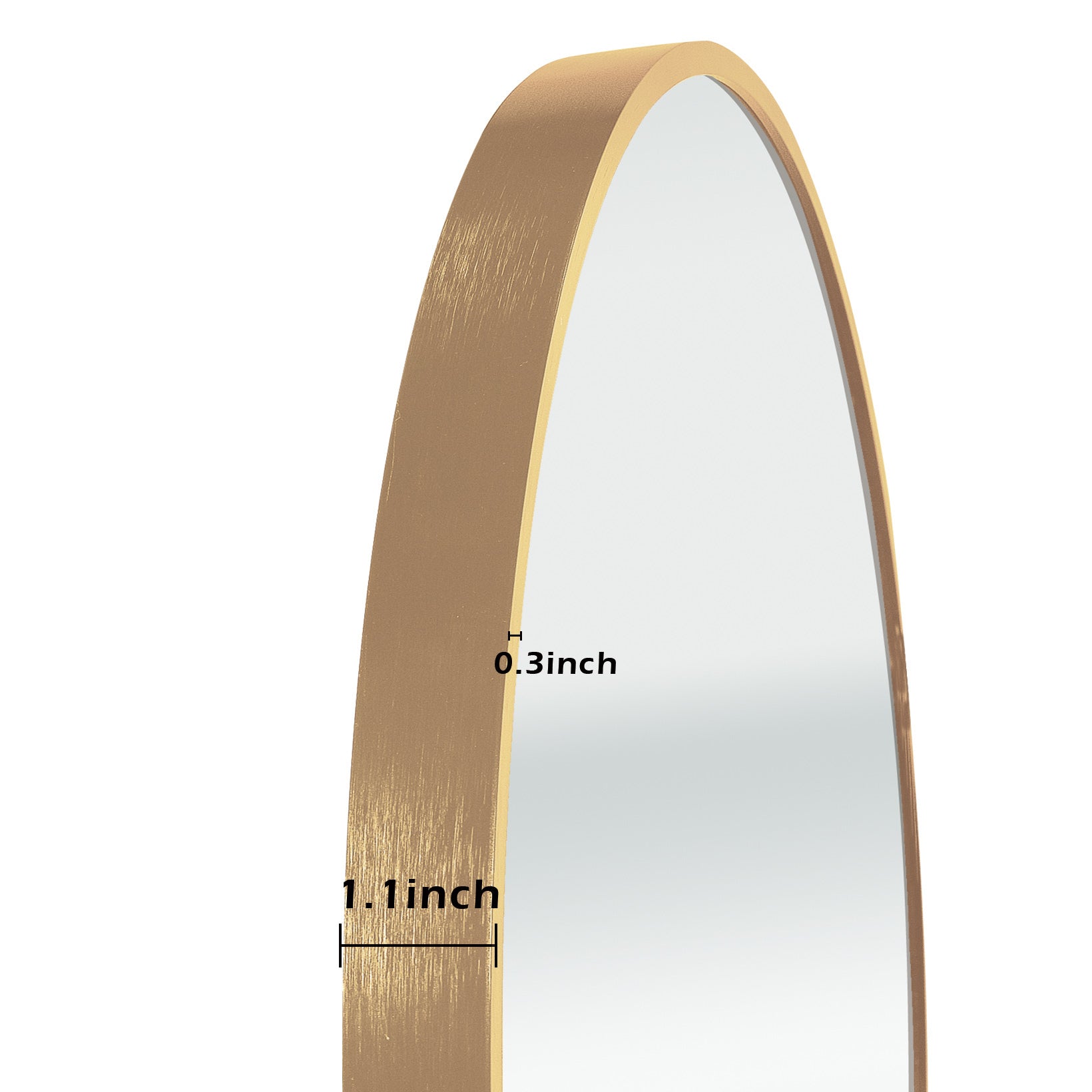 Gold Round Wall Mirror 20 Inch