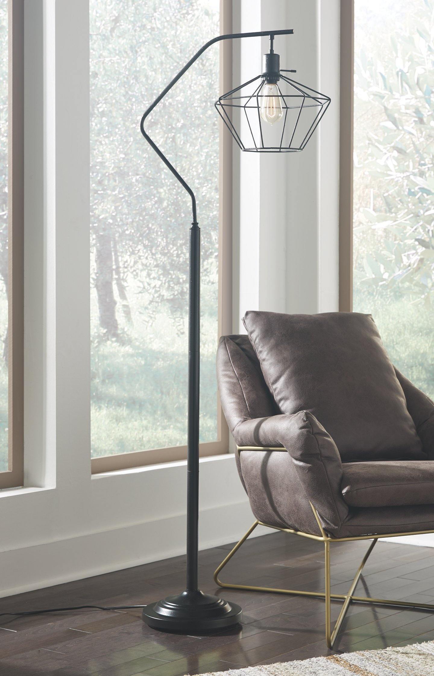Black Contemporary Floor Lamp
