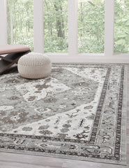 Jewels Grey/Natural/Ivory Area Rug