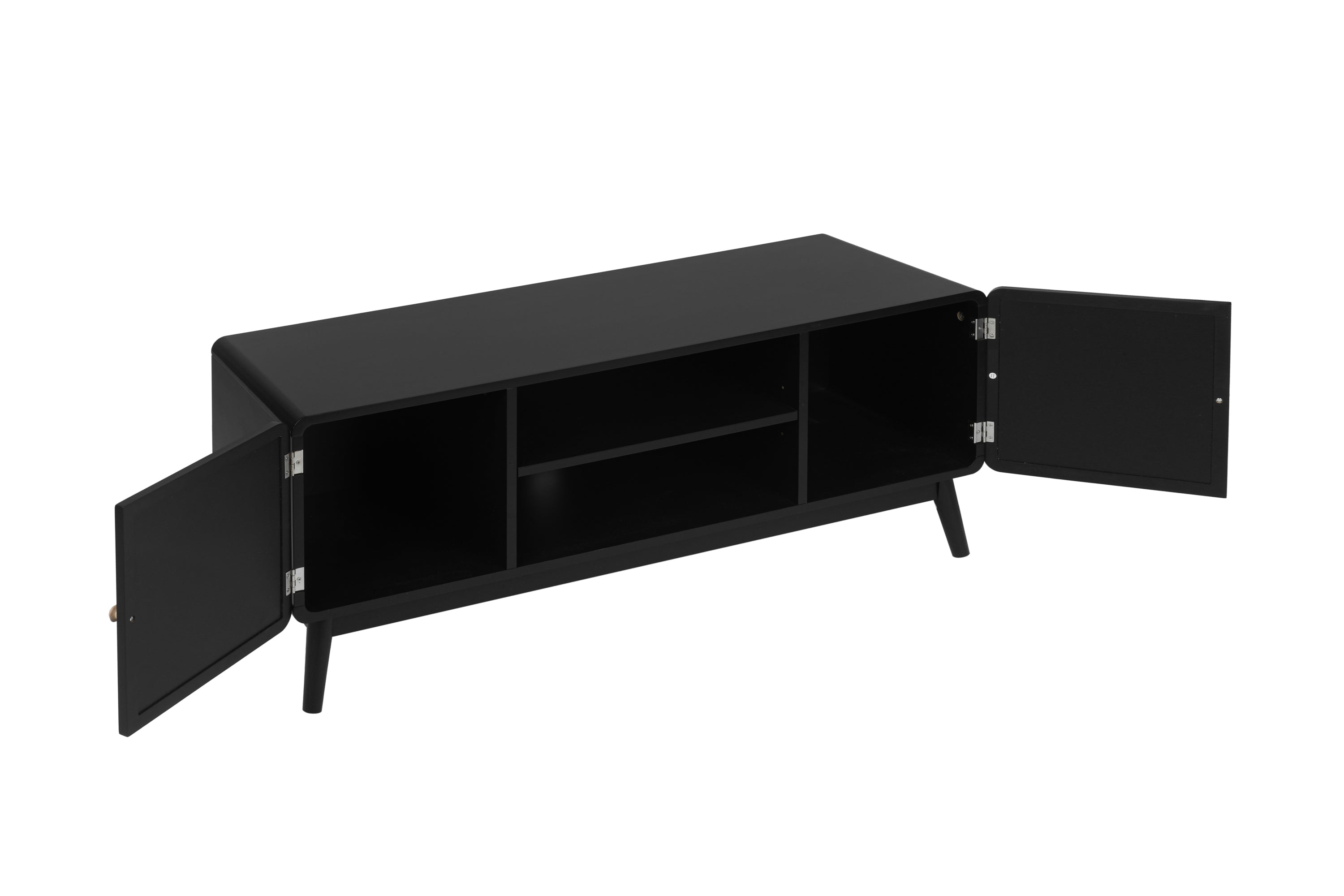 Black TV Console