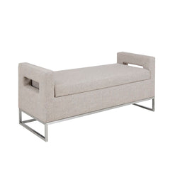 Crawford Storage Bench - Grey