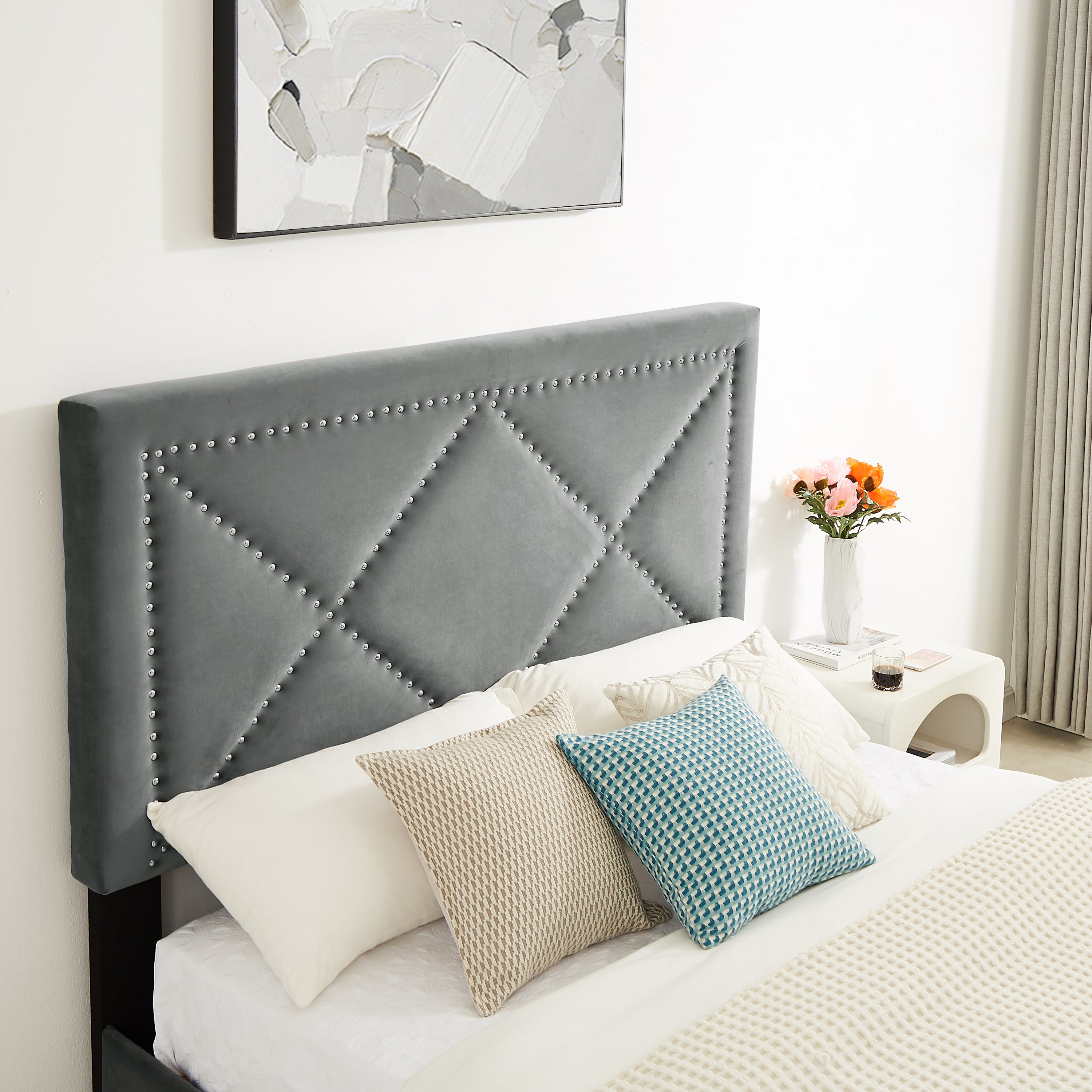 Queen Bed with Two (2) nightstands