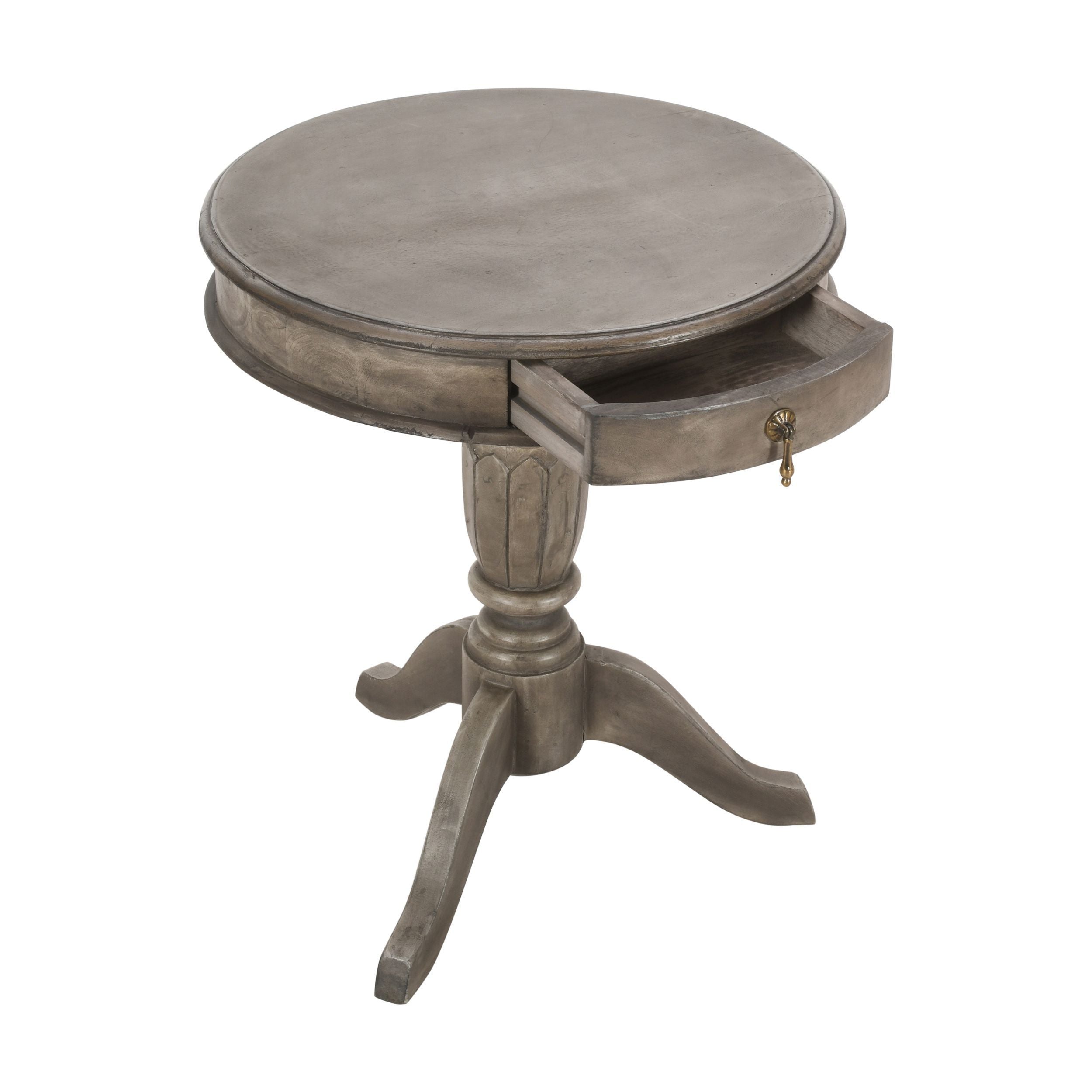Mango wood side table