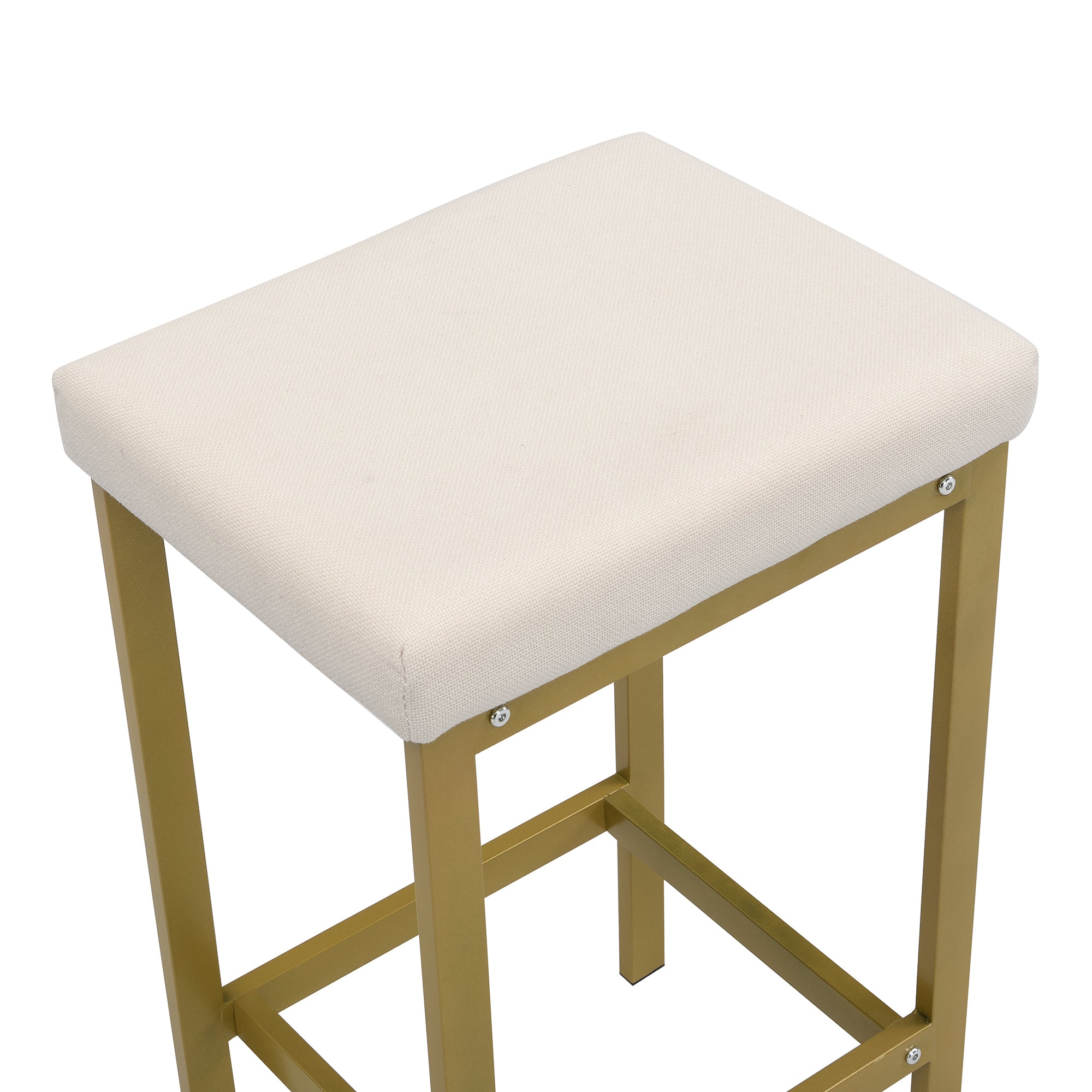 Fabric Stools Dining Set