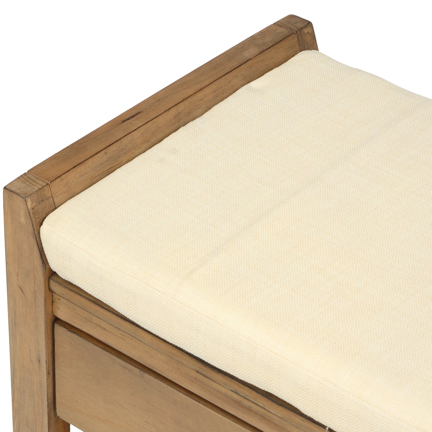 Shoe Rack with Cushioned Seat