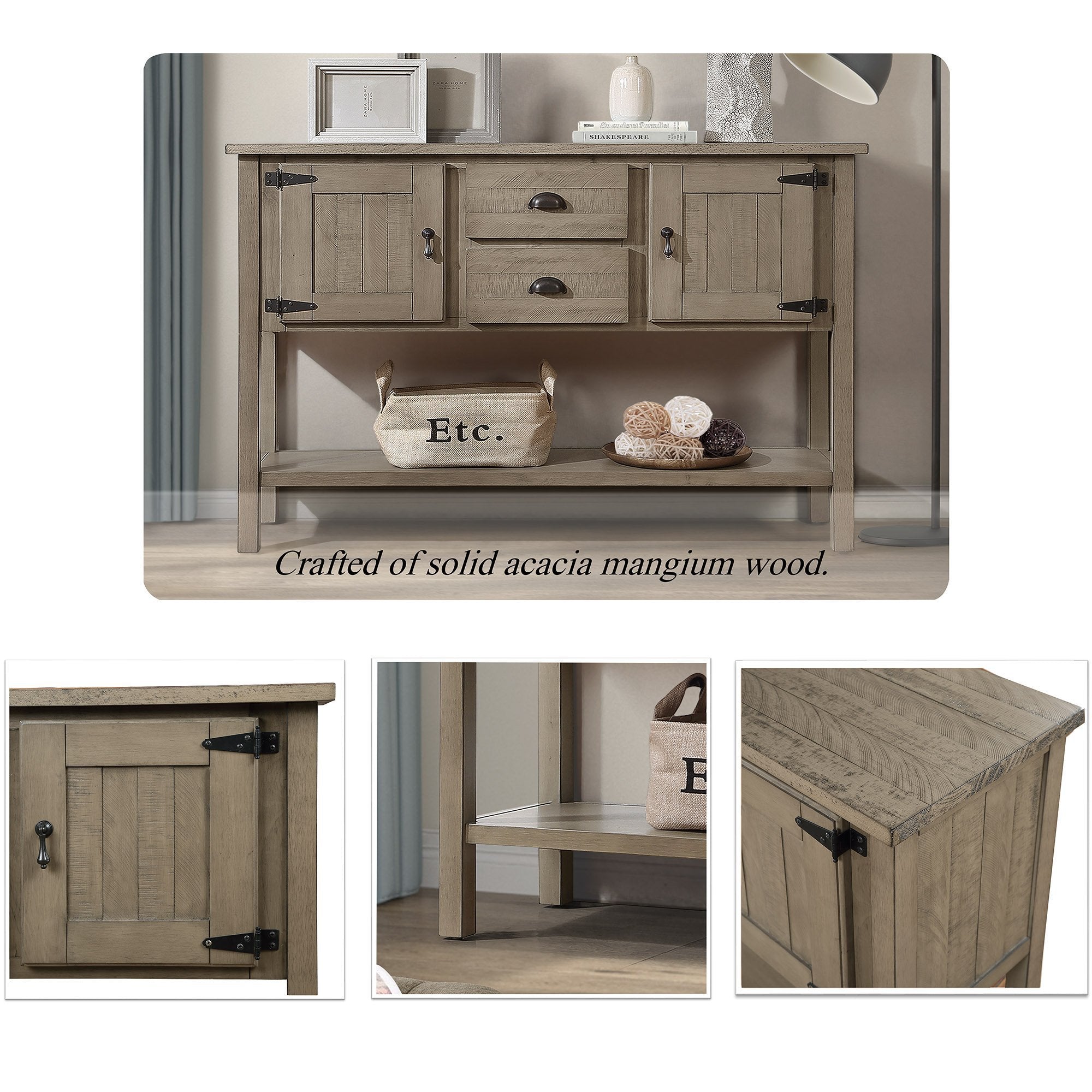 48'' sideboard with storage