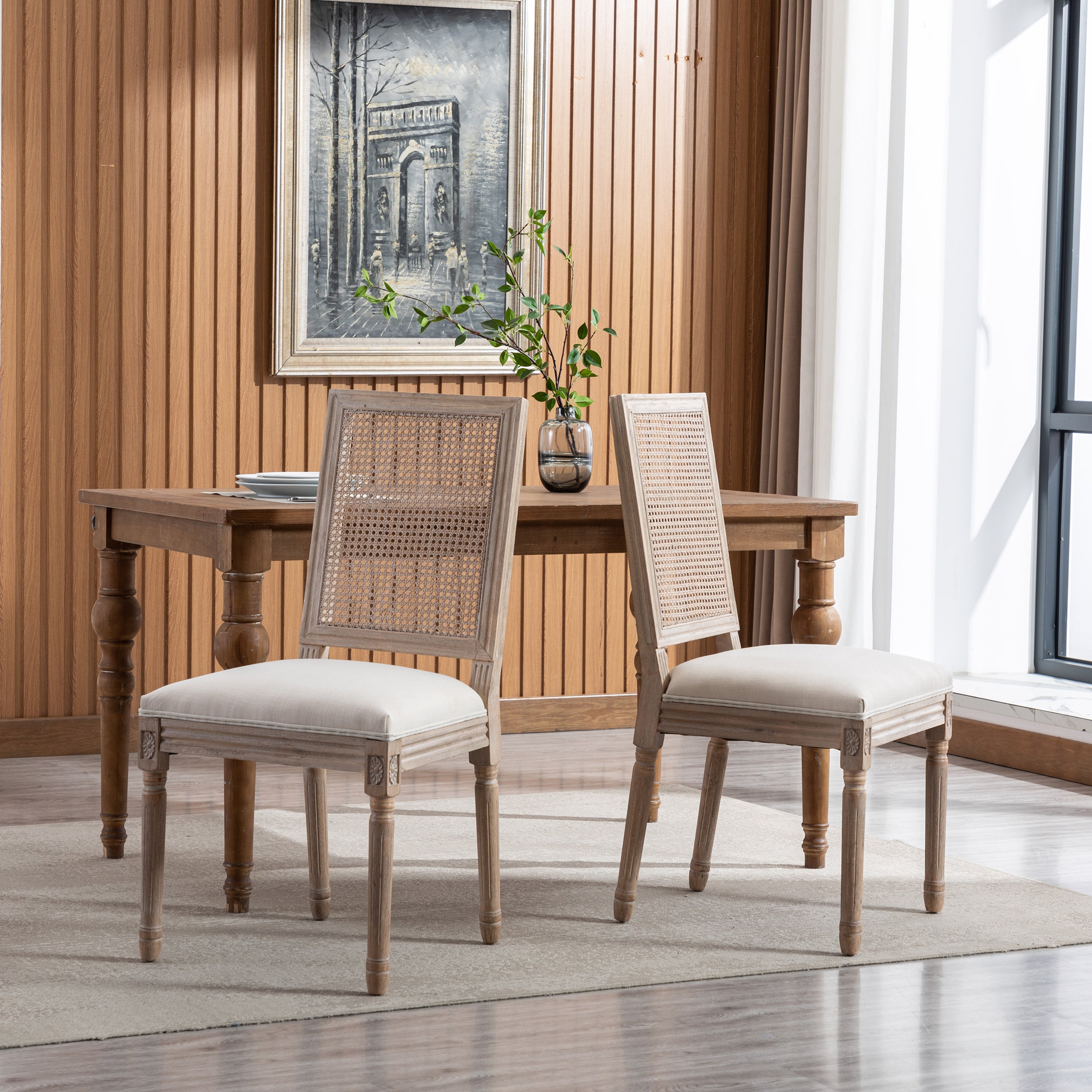 Solid Wood Frame Chair