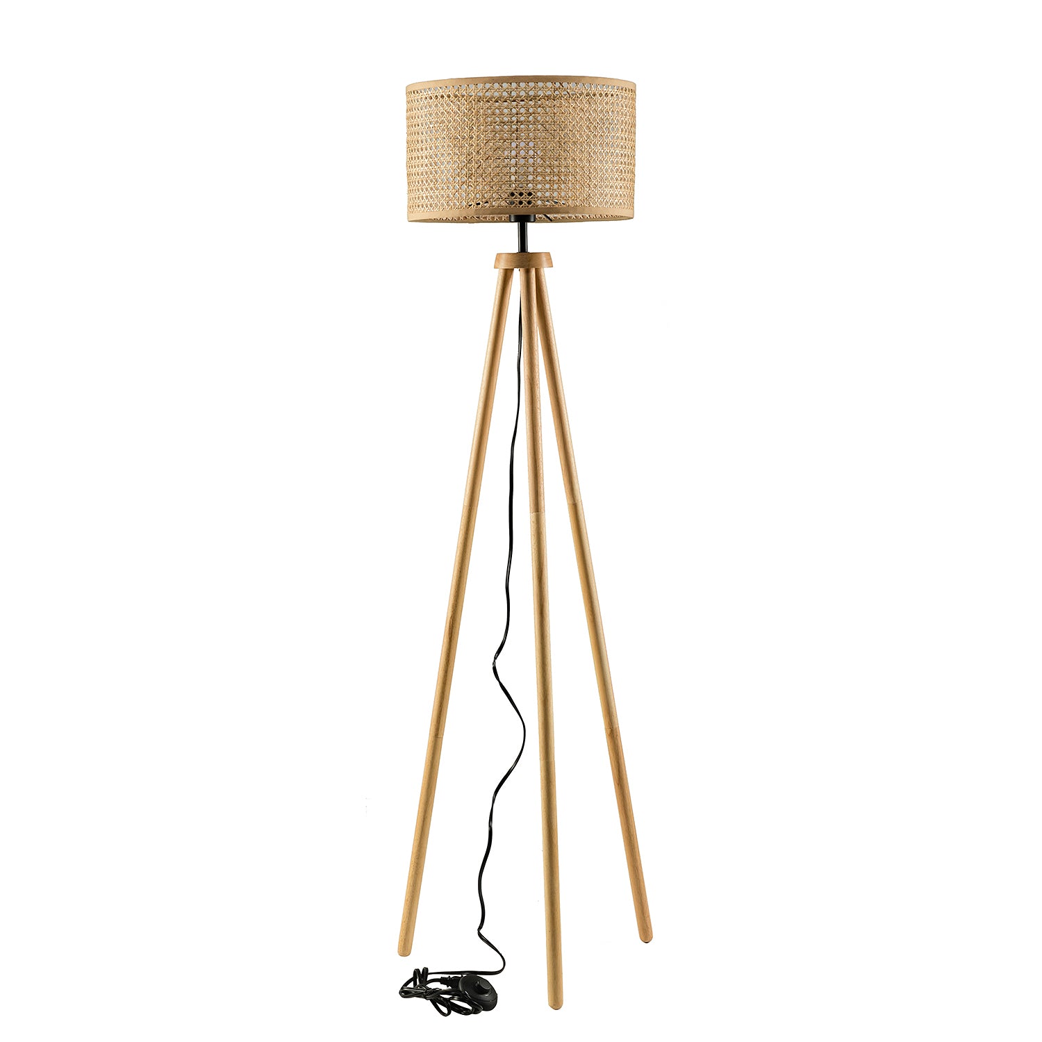 Sulawesi Rattan 58.5" Floor Lamp - Natural