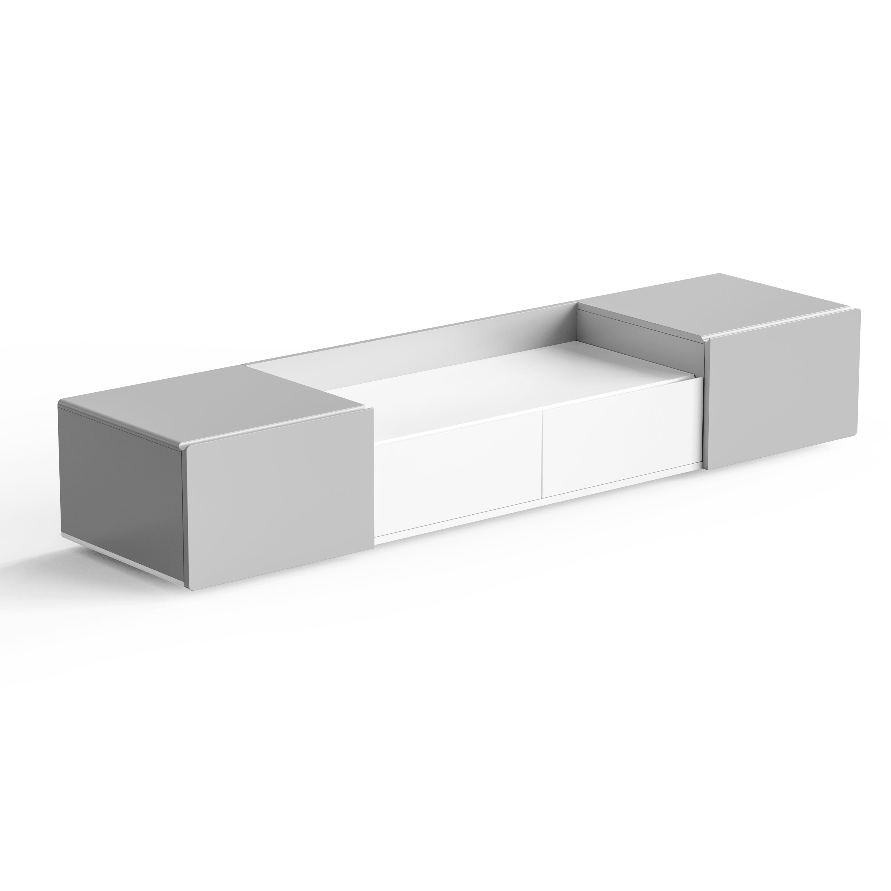 Grey TV Console 70 Inch