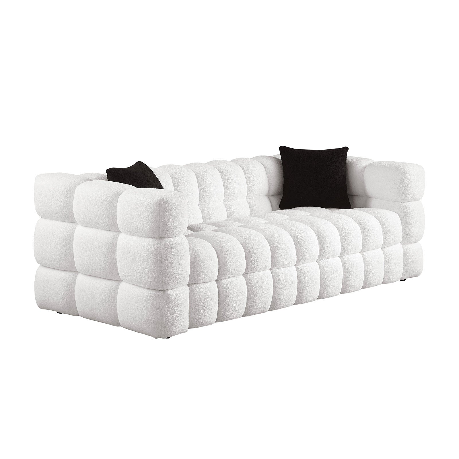 Marshmallow Sofa Boucle 3 seater - White