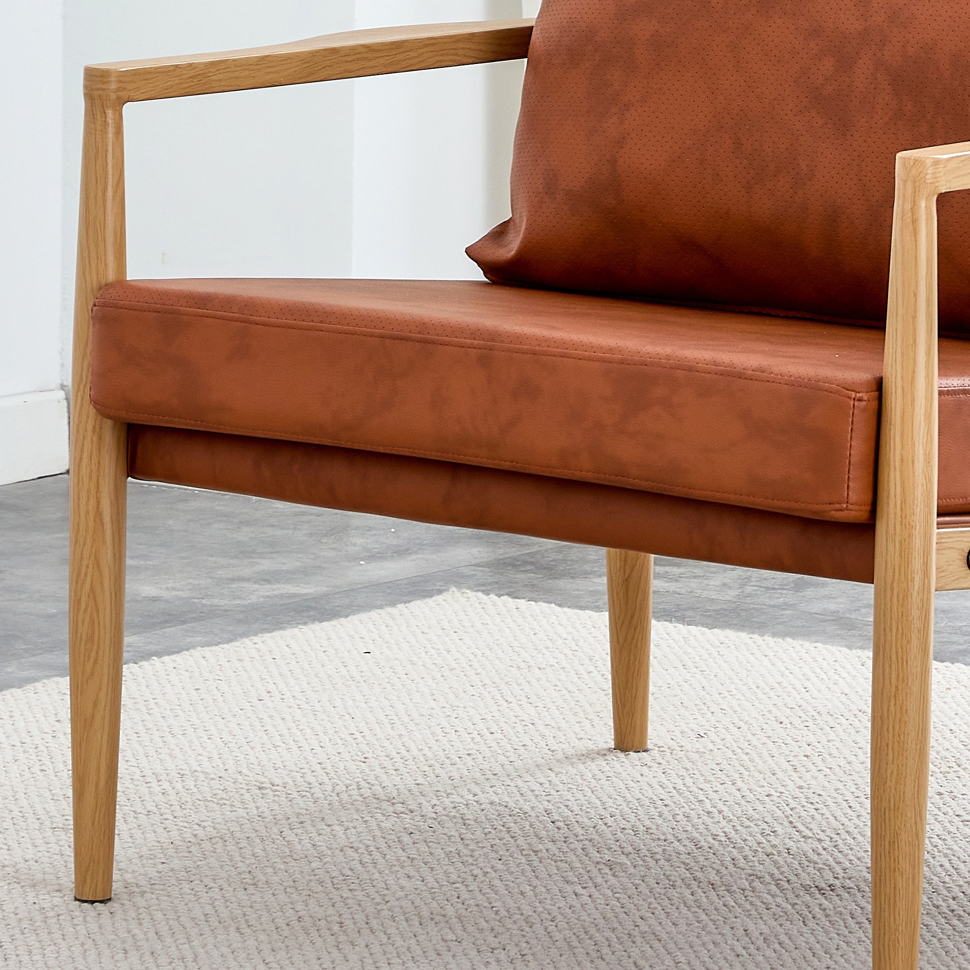 Modern Accent Arm Chair - Brown
