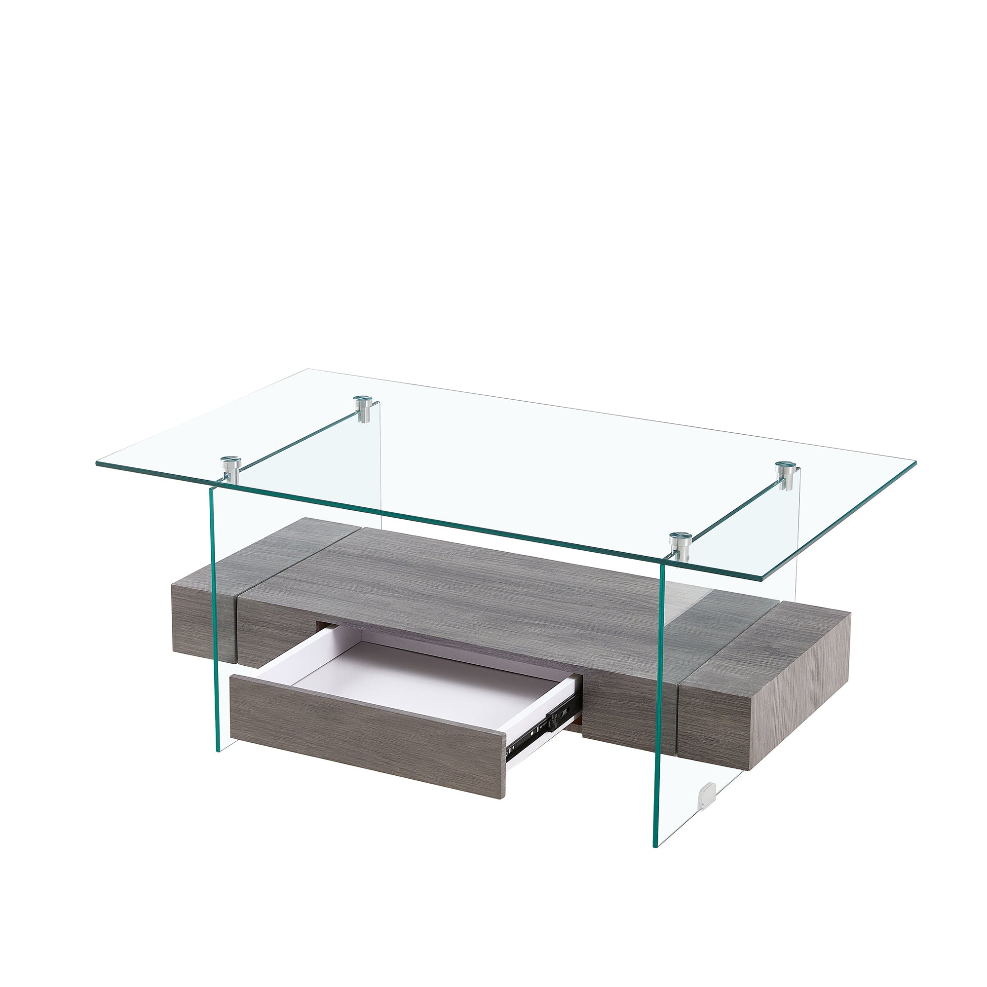 Small glass coffee table