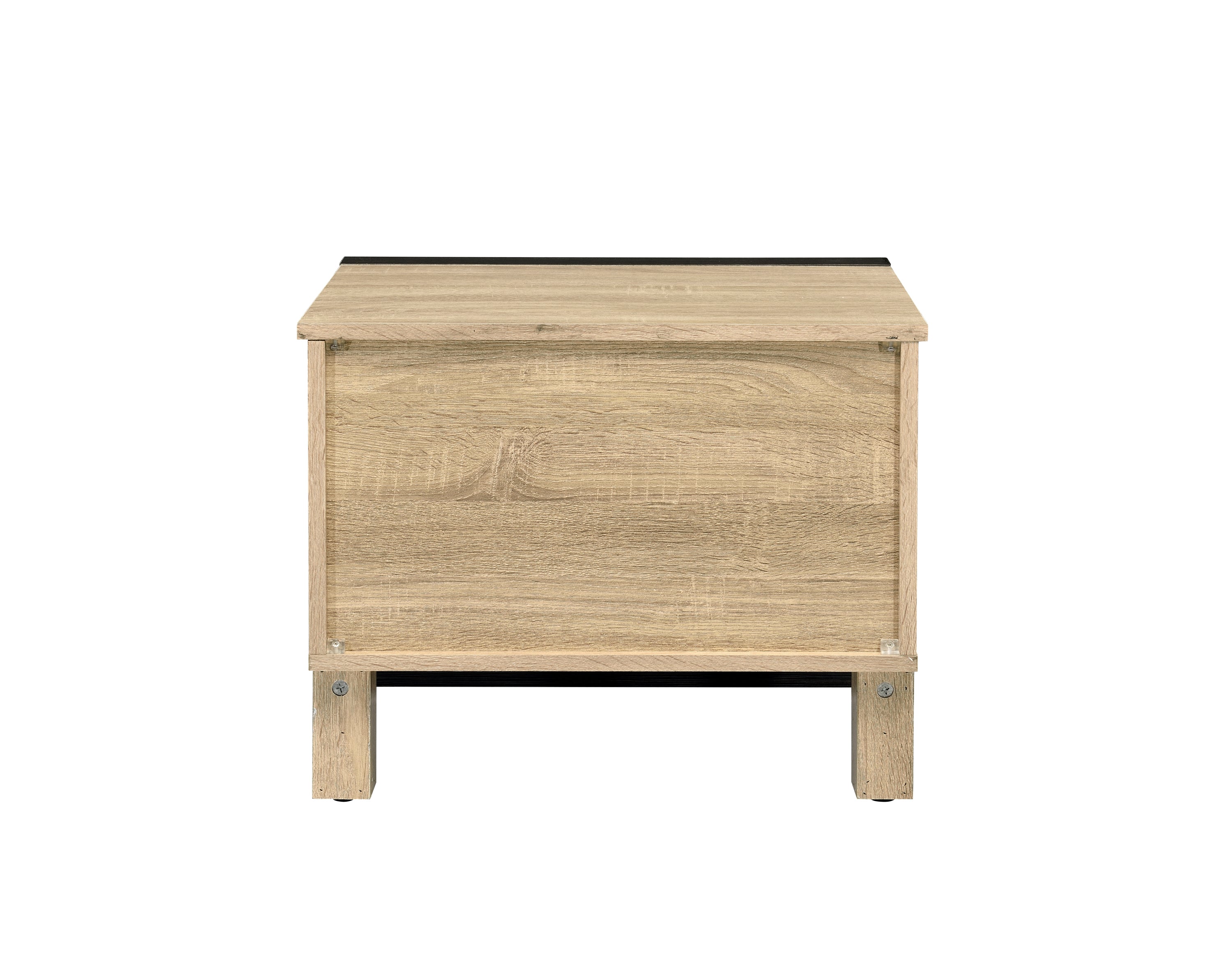 Modern Accent Table - Oak & Black Finish