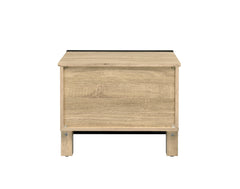 Modern Accent Table - Oak & Black Finish