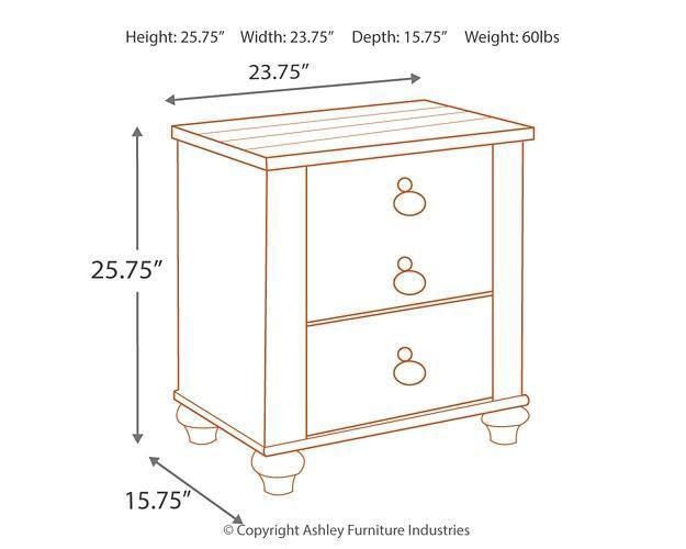 Cottage Style Nightstand