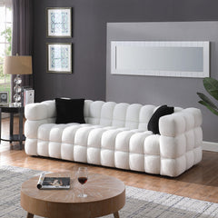 Marshmallow Sofa Boucle 3 seater - White