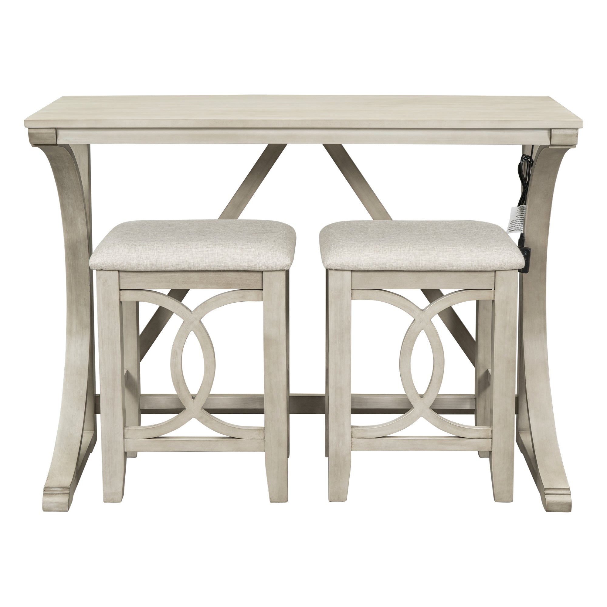 Dining Set with USB Port