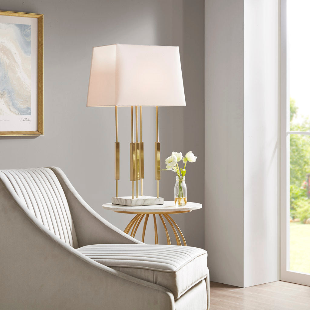 Doyer Metal Table Lamp - Gold