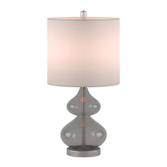 Curved Glass Table Lamp (Set of 2) - Grey