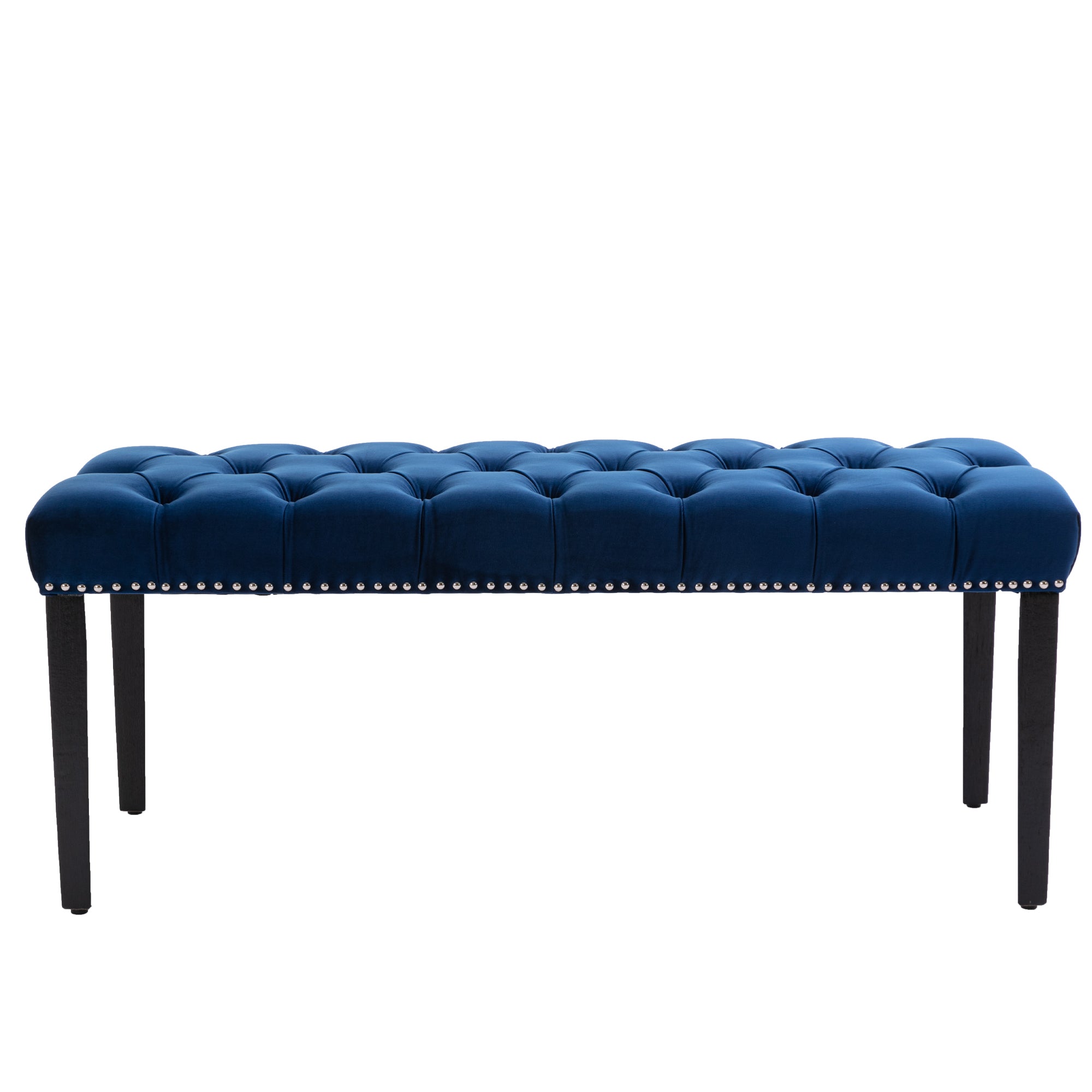 Blue Velvet Bench