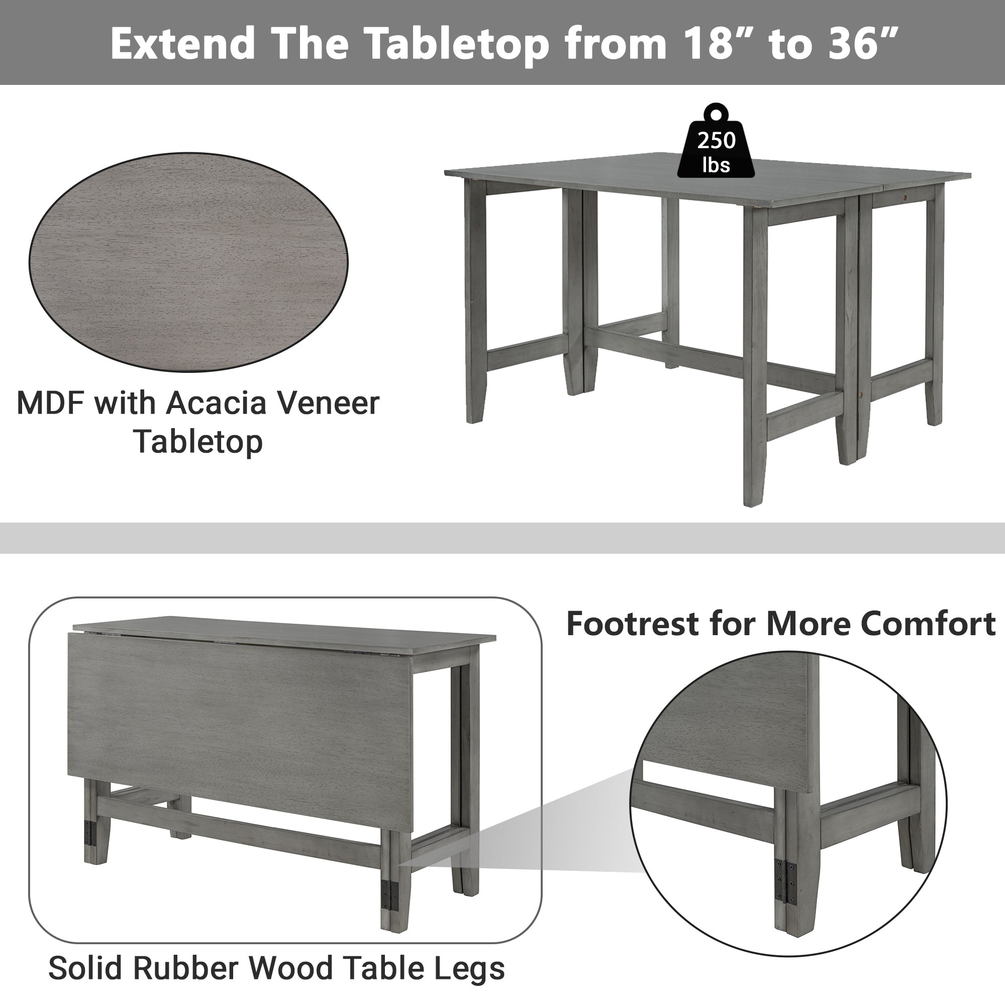 5-piece dining set