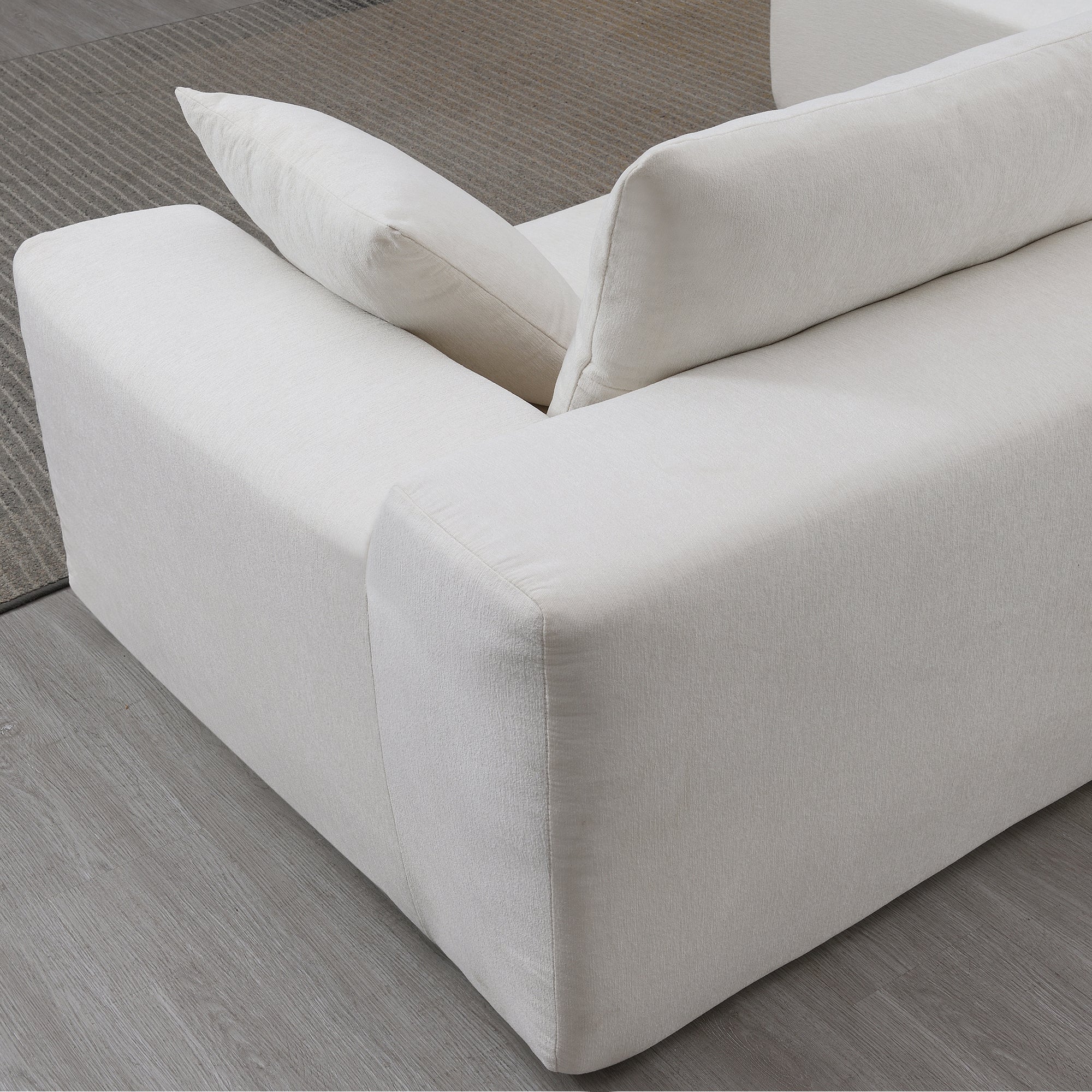 MAICOSY 109" L Shaped Sectional Sofa Bed Couches 2Pc Loveseat Chaise Convertible