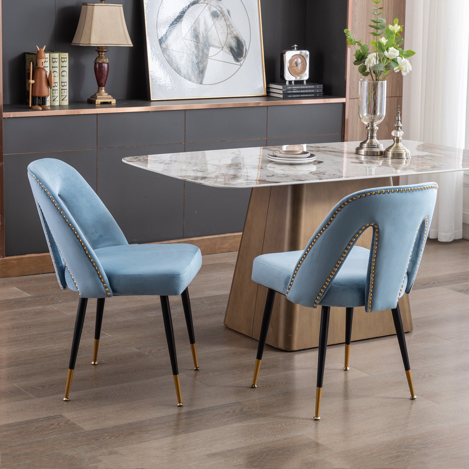 Light Blue Chairs