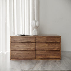 Modern Walnut Dresser