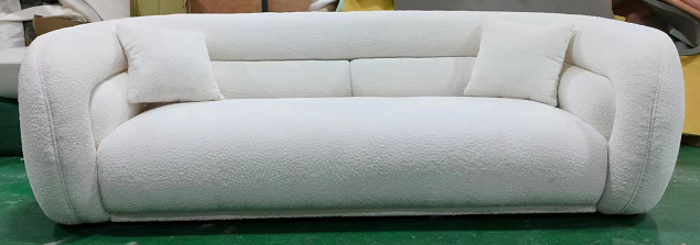 3 Seater Boucle Sofa Couches