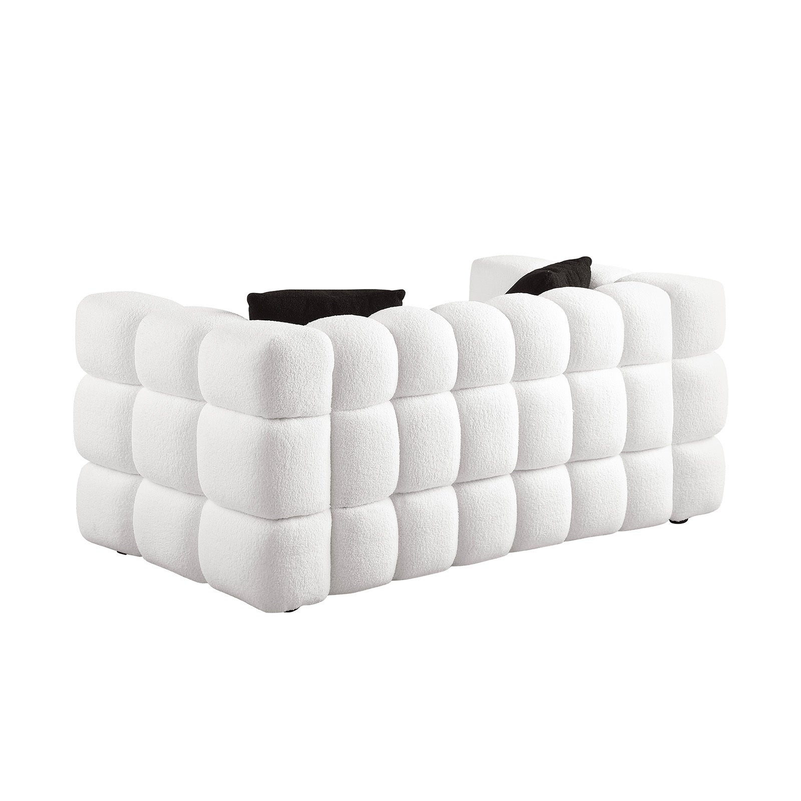 Marshmallow Sofa Boucle 2 Seater - White