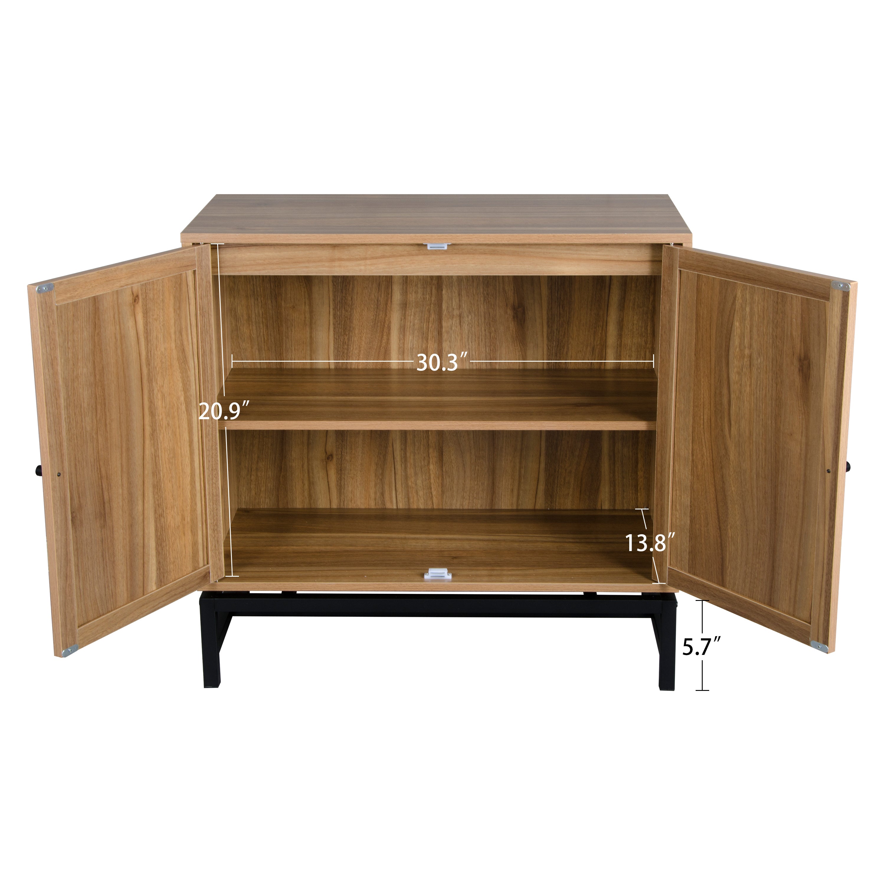 Door Cabinet with 1 Adjustable Inner Shelves