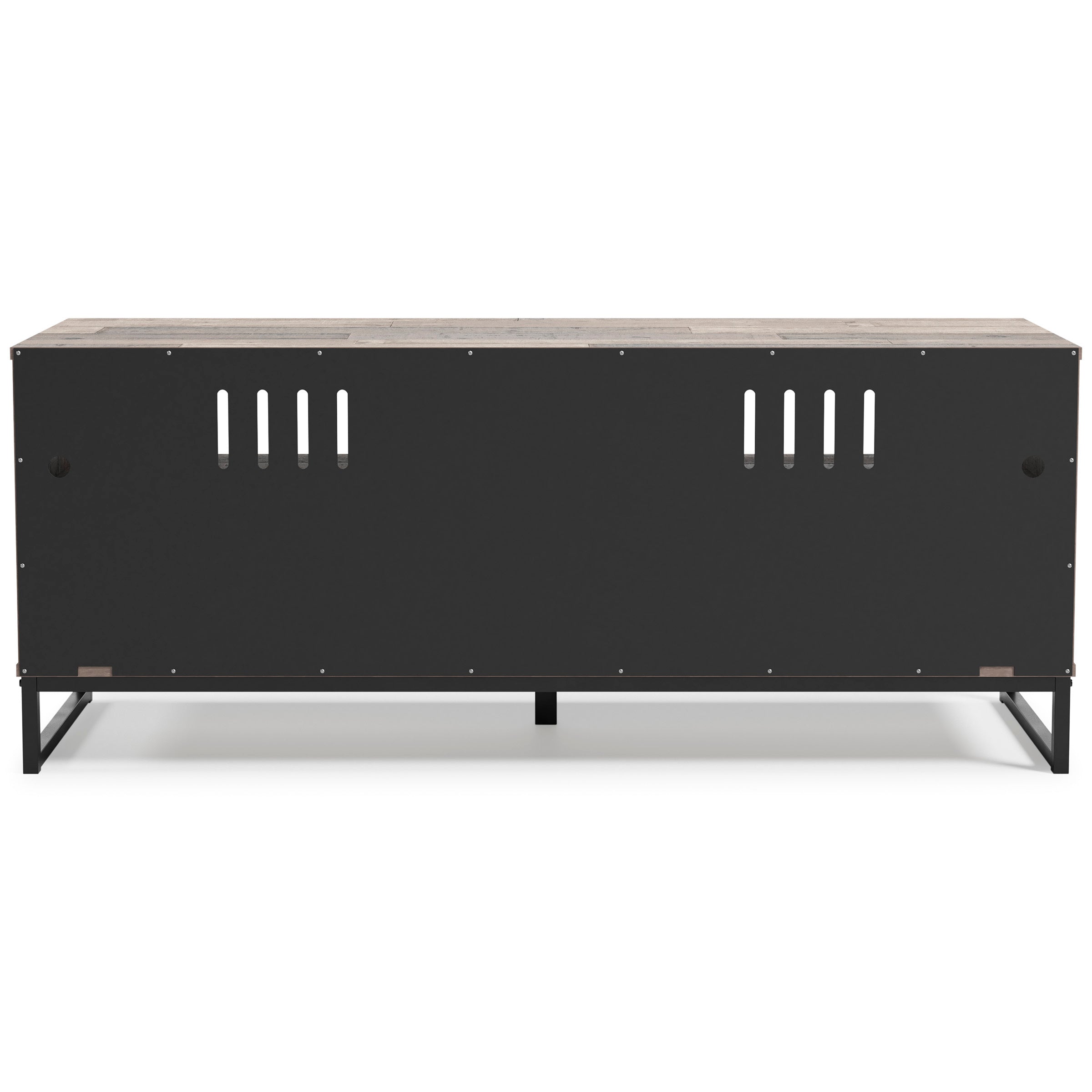Modern Rustic 59" TV Stand - Brown + Gray